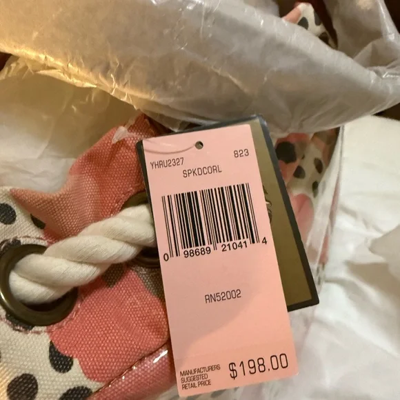 Juicy Couture Multicolor Tote with Pink Logo - Picture 7 of 13